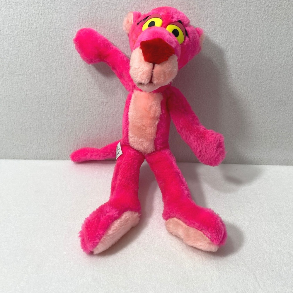 Vintage 1993 Pink Panther Plush Toy Ace Novelty Kids Collectible Stuffed Animal